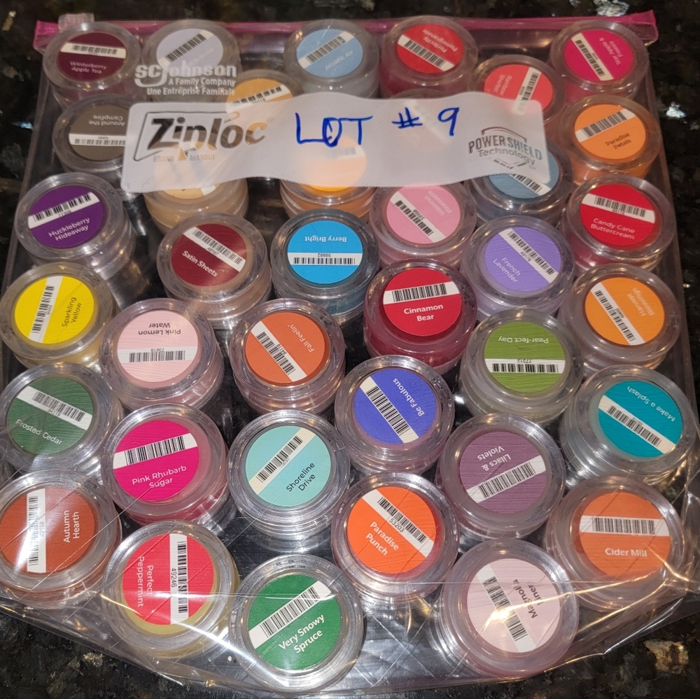 *Lot 9* Scentsy Wax Samples 36+ Per Bag